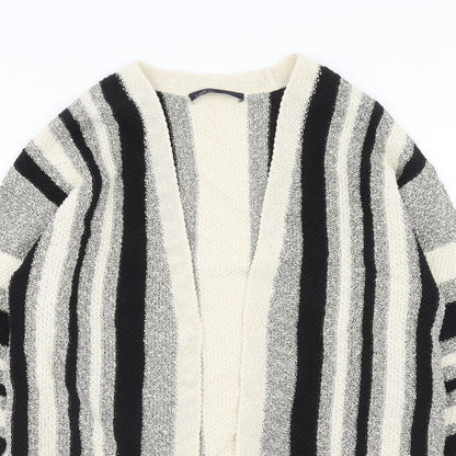 Womens UK Size S Marks and Spencer Beige Cardigan Jumper