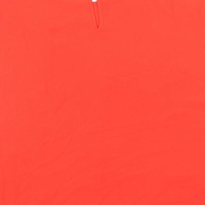 Womens UK Size S Dorothy Perkins Red Basic Blouse