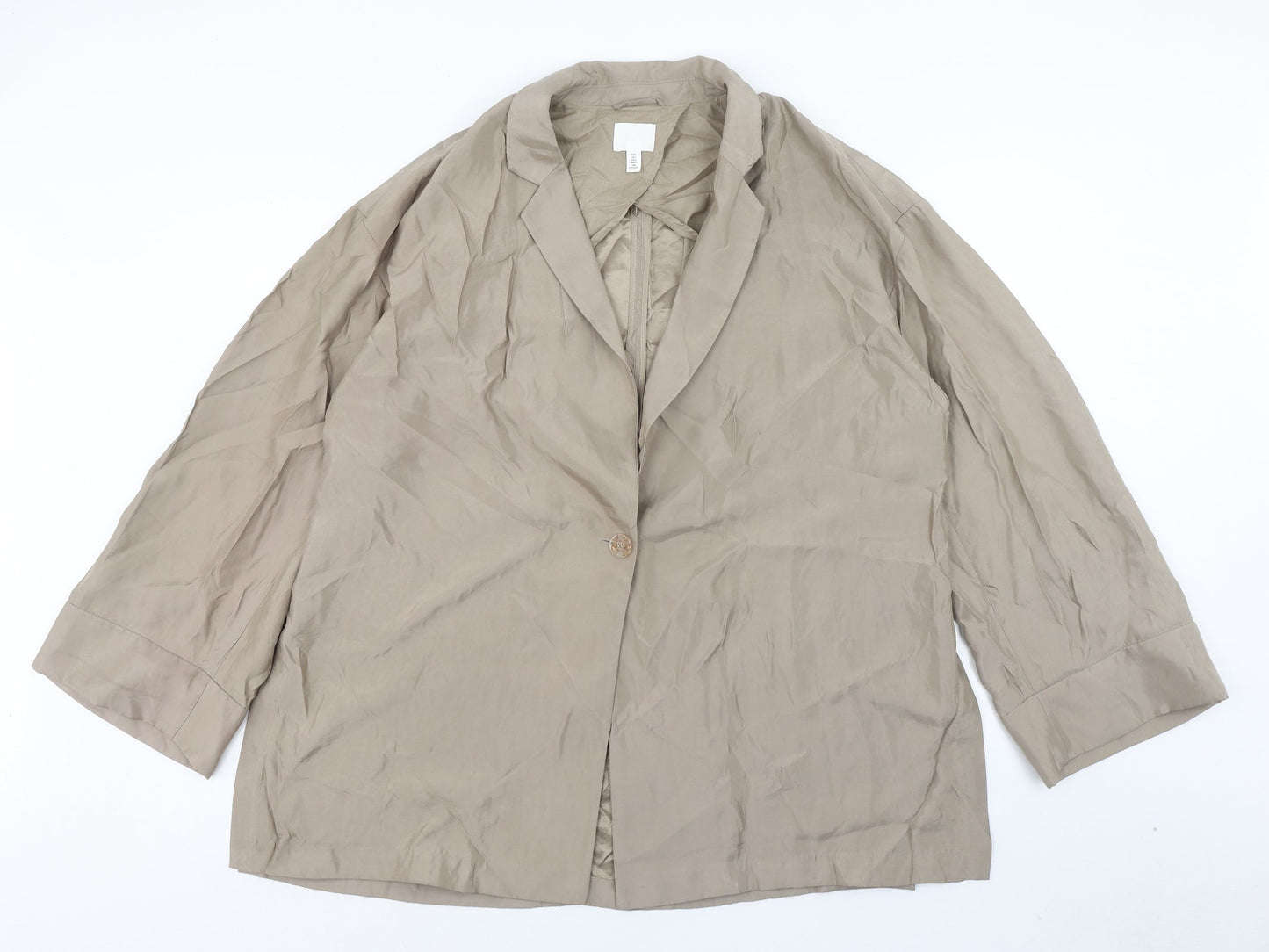 Womens UK Size L H&M Brown Jacket