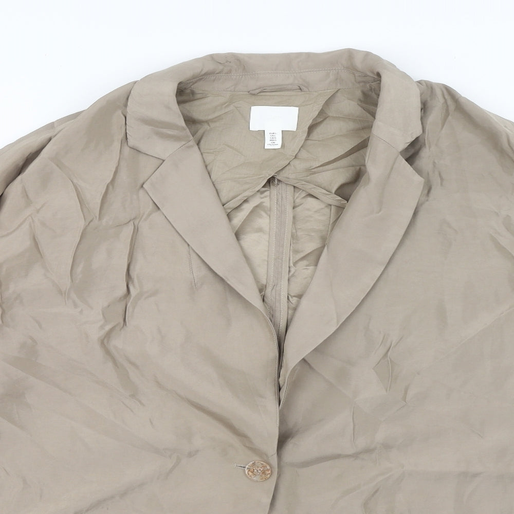 Womens UK Size L H&M Brown Jacket