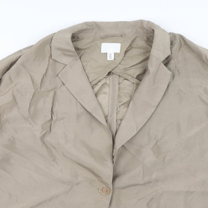 Womens UK Size L H&M Brown Jacket
