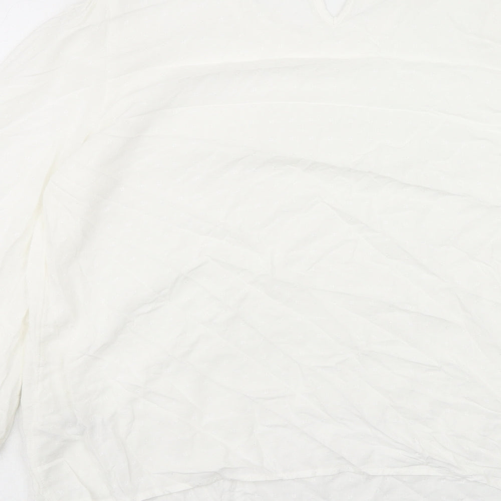 Womens UK Size 14 Marks and Spencer White Basic Blouse
