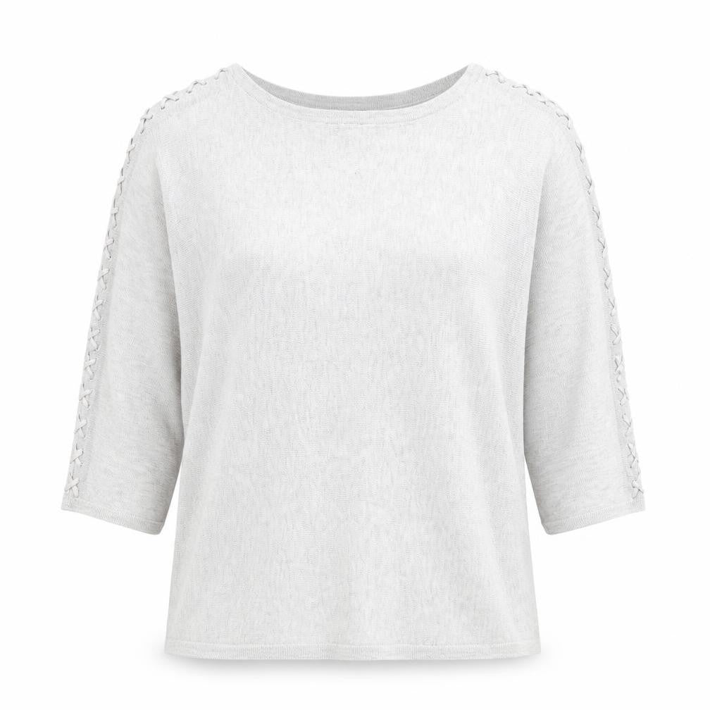 Womens UK Size 8 M&Co Grey Pullover Jumper