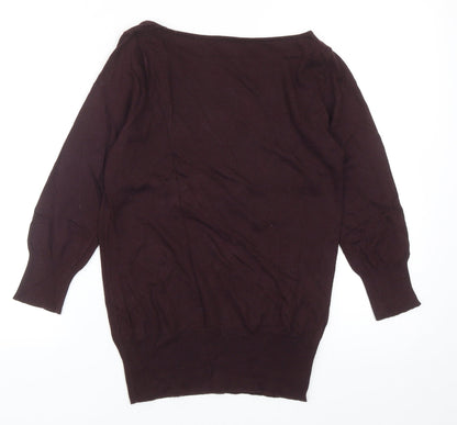 Womens UK Size 6 NEXT Purple Pullover Jumper