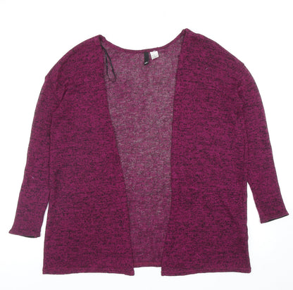 Womens UK Size XS Divided Purple Cardigan Jumper