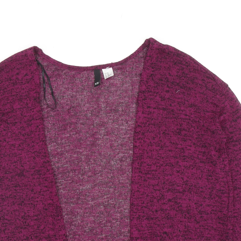Womens UK Size XS Divided Purple Cardigan Jumper