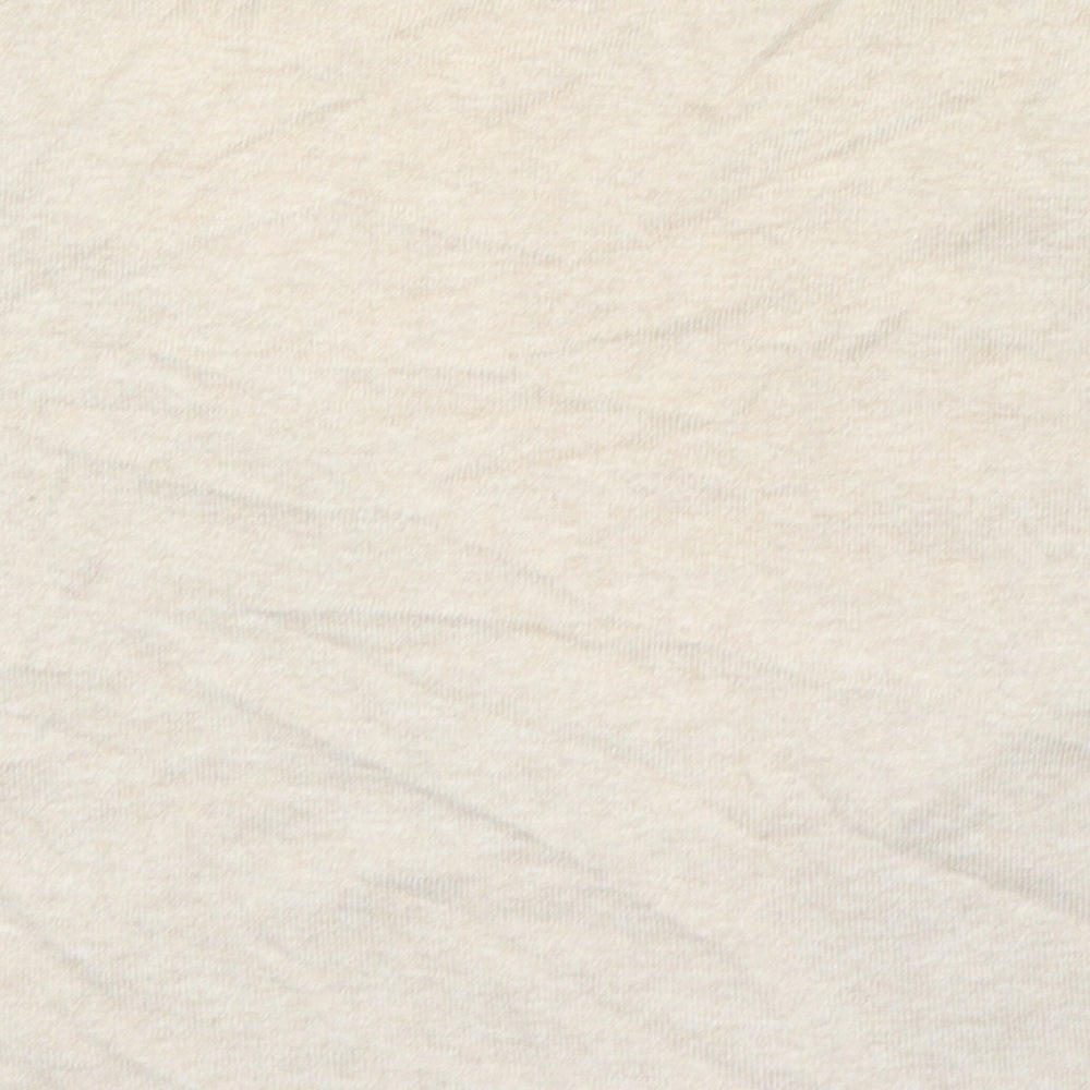 George Womens Beige V-Neck Cotton Cardigan Jumper Size 12