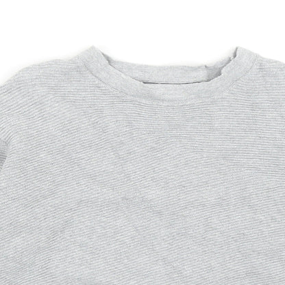 Zara Boys Grey Cotton Pullover Sweatshirt Size 6 Years Pullover