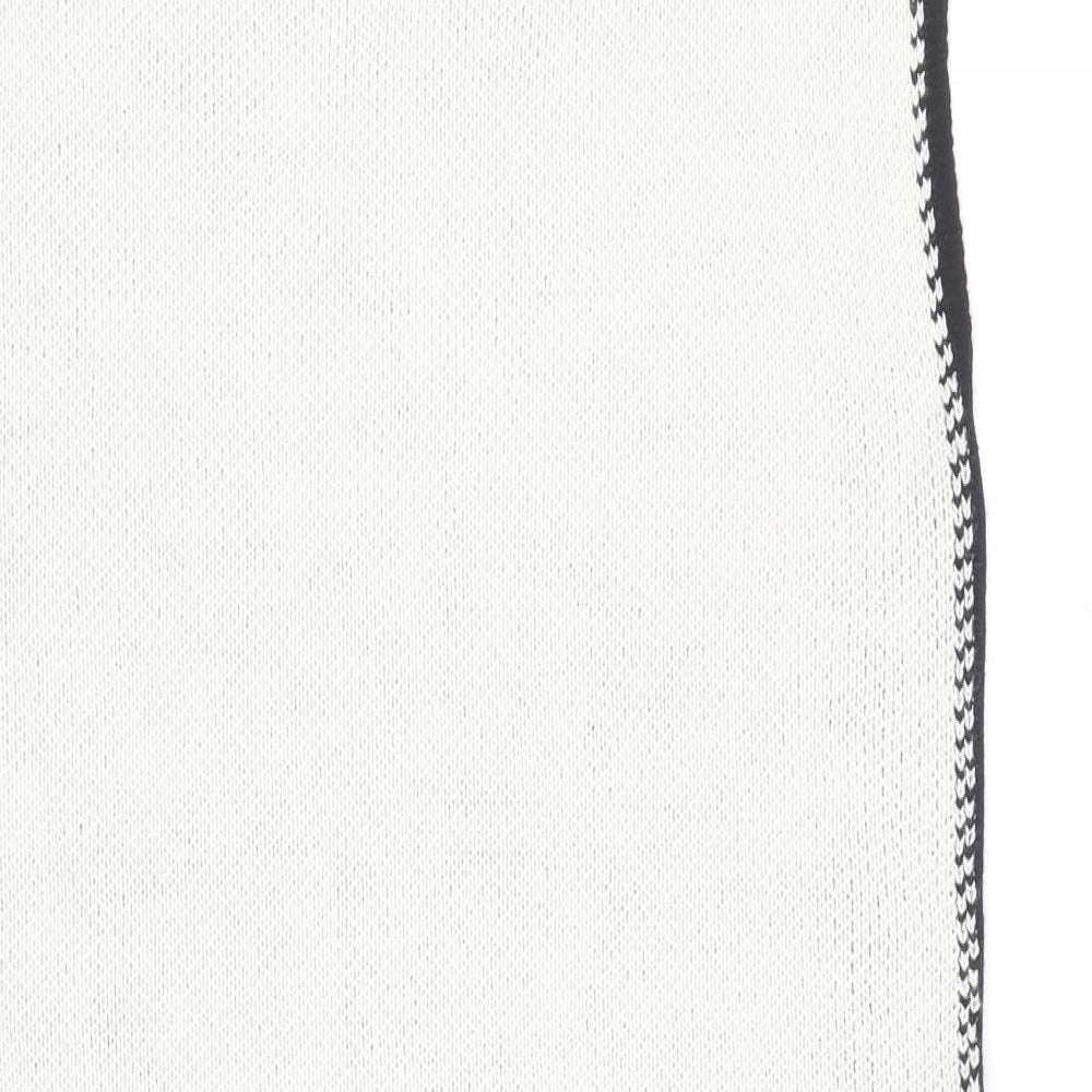 SheIn Womens Ivory Acrylic Jumper Dress Size S Round Neck Pullover