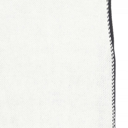 SheIn Womens Ivory Acrylic Jumper Dress Size S Round Neck Pullover