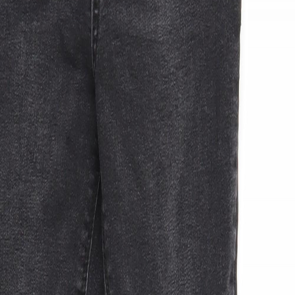 Denim & Co. Womens Black Cotton Skinny Jeans Size 6 Regular Zip