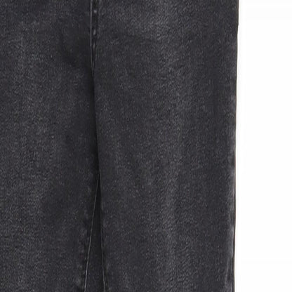 Denim & Co. Womens Black Cotton Skinny Jeans Size 6 Regular Zip