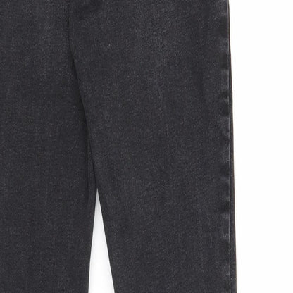 Denim & Co. Womens Black Cotton Skinny Jeans Size 6 Regular Zip