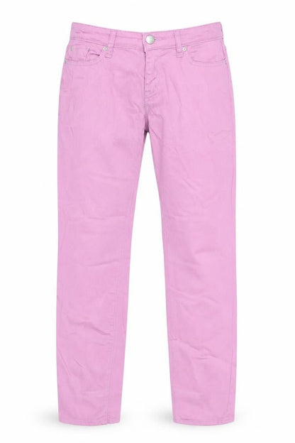 Womens UK Size 6 Gap Regular Fit Straight Purple Jeans