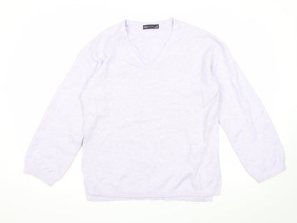Womens UK Size S Marks and Spencer Purple Pullover Jumper