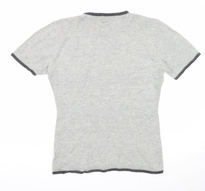 Womens UK Size M Bellino Grey Pullover Jumper
