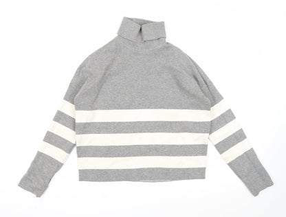Womens UK Size S New Look Grey Pullover Jumper