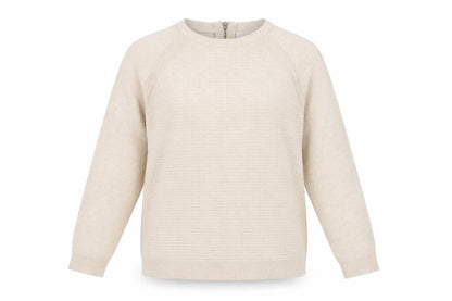 Womens UK Size 12 Marks and Spencer Beige Pullover Jumper