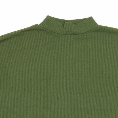 Womens UK Size XS Divided Green Pullover Jumper