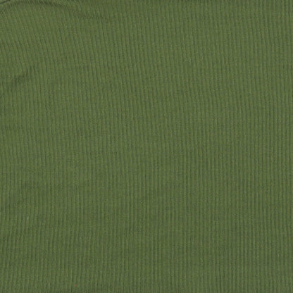 Womens UK Size XS Divided Green Pullover Jumper