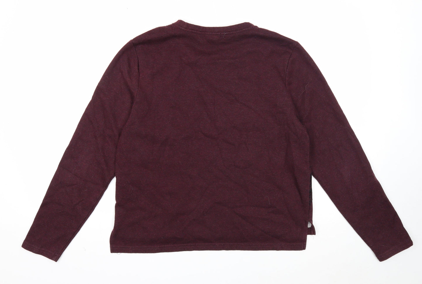 Womens UK Size XL Amisu Purple Pullover Jumper