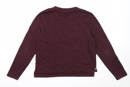 Womens UK Size XL Amisu Purple Pullover Jumper