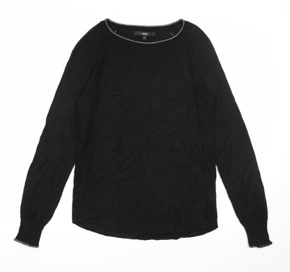 Womens UK Size 10 NEXT Black Pullover Jumper