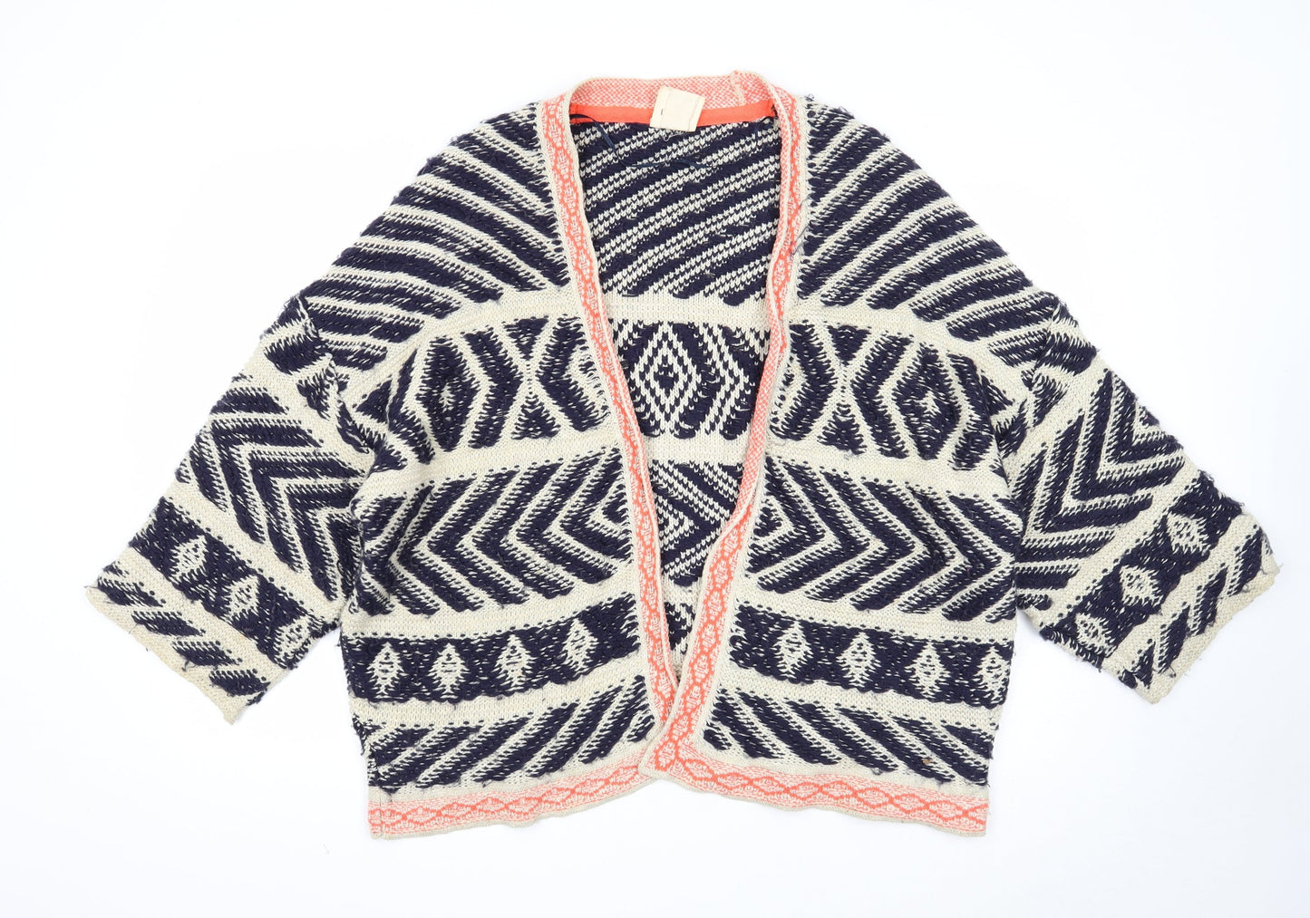 Womens UK Size XS Pins & Needles Beige Cardigan Jumper