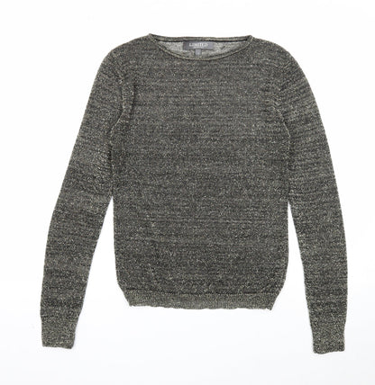 Womens UK Size 10 Limited Collection Gold Pullover Jumper