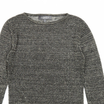 Womens UK Size 10 Limited Collection Gold Pullover Jumper