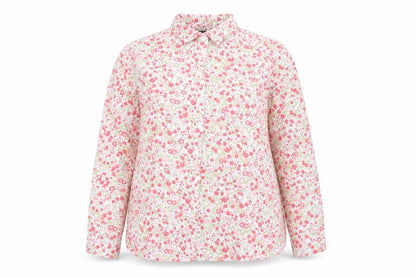 Womens UK Size 16 Isle Essentials Pink Basic Button-Up