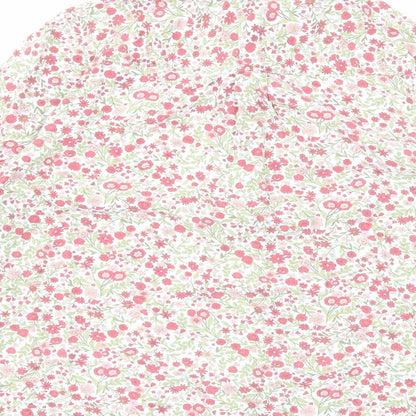 Womens UK Size 16 Isle Essentials Pink Basic Button-Up