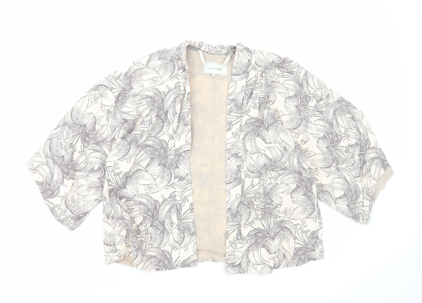 Womens UK Size 8 River Island Beige Jacket