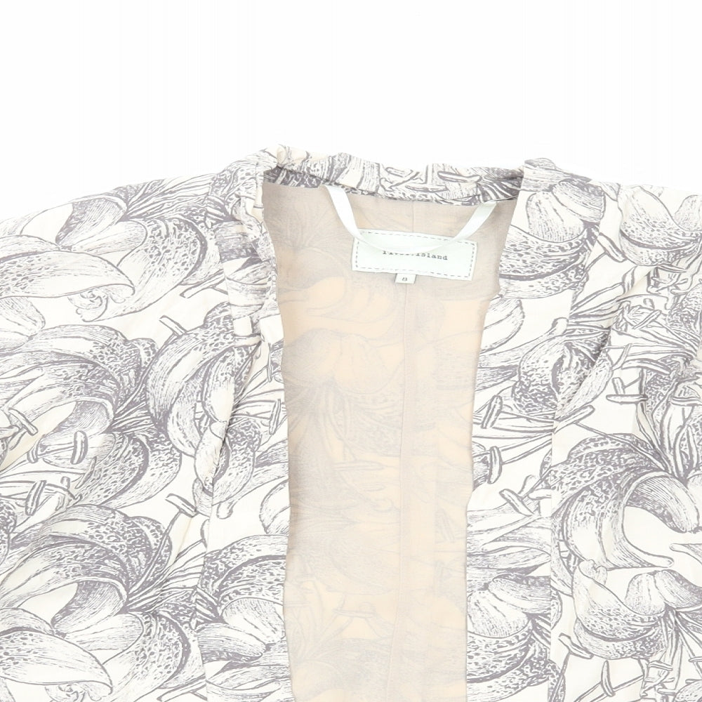 Womens UK Size 8 River Island Beige Jacket