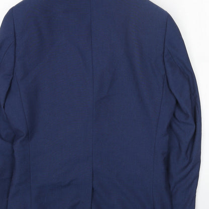 Mens UK Size 36 Preworn Regular Blue Suit Jacket