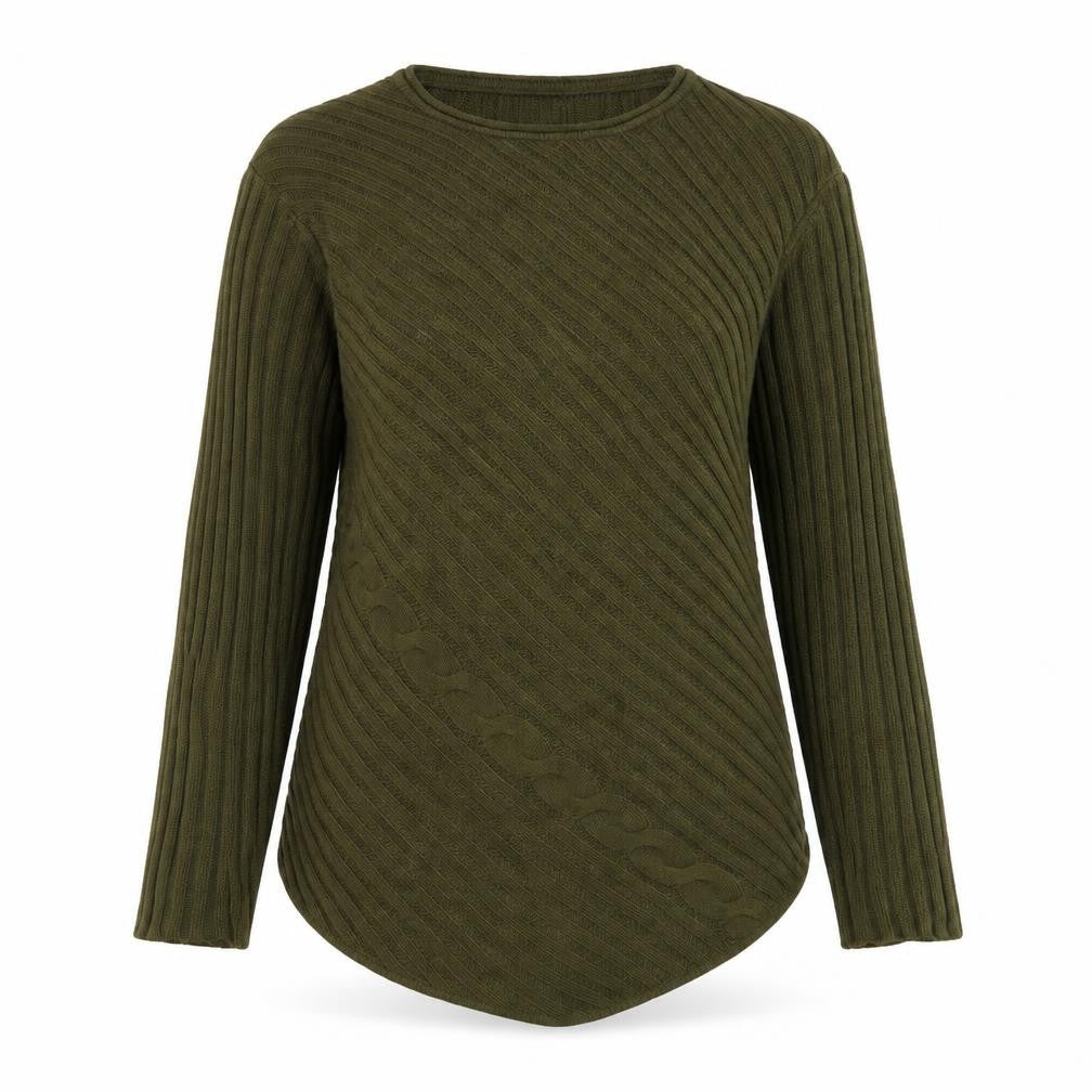 Womens UK Size M ELVI Green Pullover Jumper