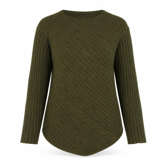 Womens UK Size M ELVI Green Pullover Jumper