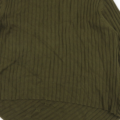 Womens UK Size M ELVI Green Pullover Jumper