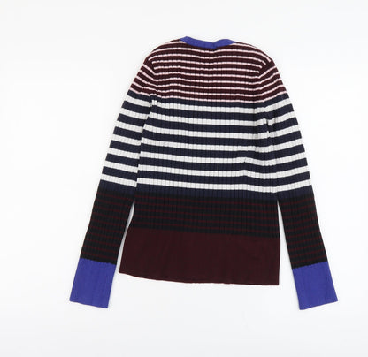 Womens UK Size 12 Warehouse Multicoloured Pullover Jumper