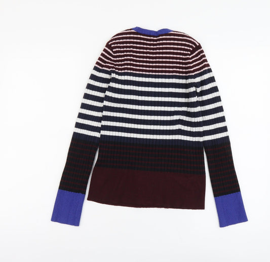 Womens UK Size 12 Warehouse Multicoloured Pullover Jumper