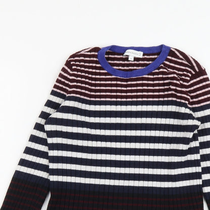 Womens UK Size 12 Warehouse Multicoloured Pullover Jumper
