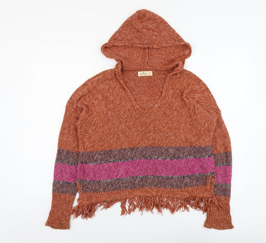 Womens UK Size S Hollister Multicoloured Pullover Jumper