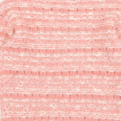 F&F Womens Pink Round Neck Polka Dot Acrylic Pullover Jumper Size 6
