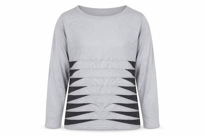 Womens UK Size M Alexara Grey Pullover Jumper