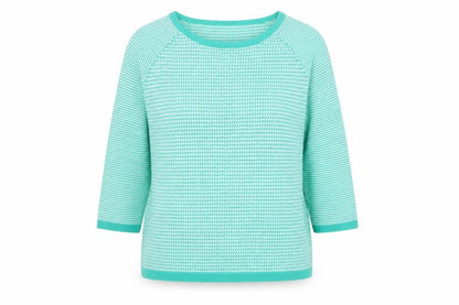 Womens UK Size 14 Per Una Green Pullover Jumper