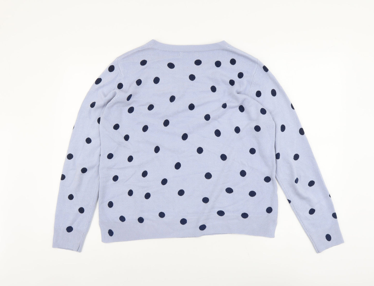 Womens UK Size 12 Marks and Spencer Blue Pullover Jumper