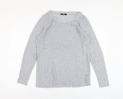 Womens UK Size 14 Marks and Spencer Grey Pullover Jumper