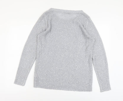 Womens UK Size 14 Marks and Spencer Grey Pullover Jumper