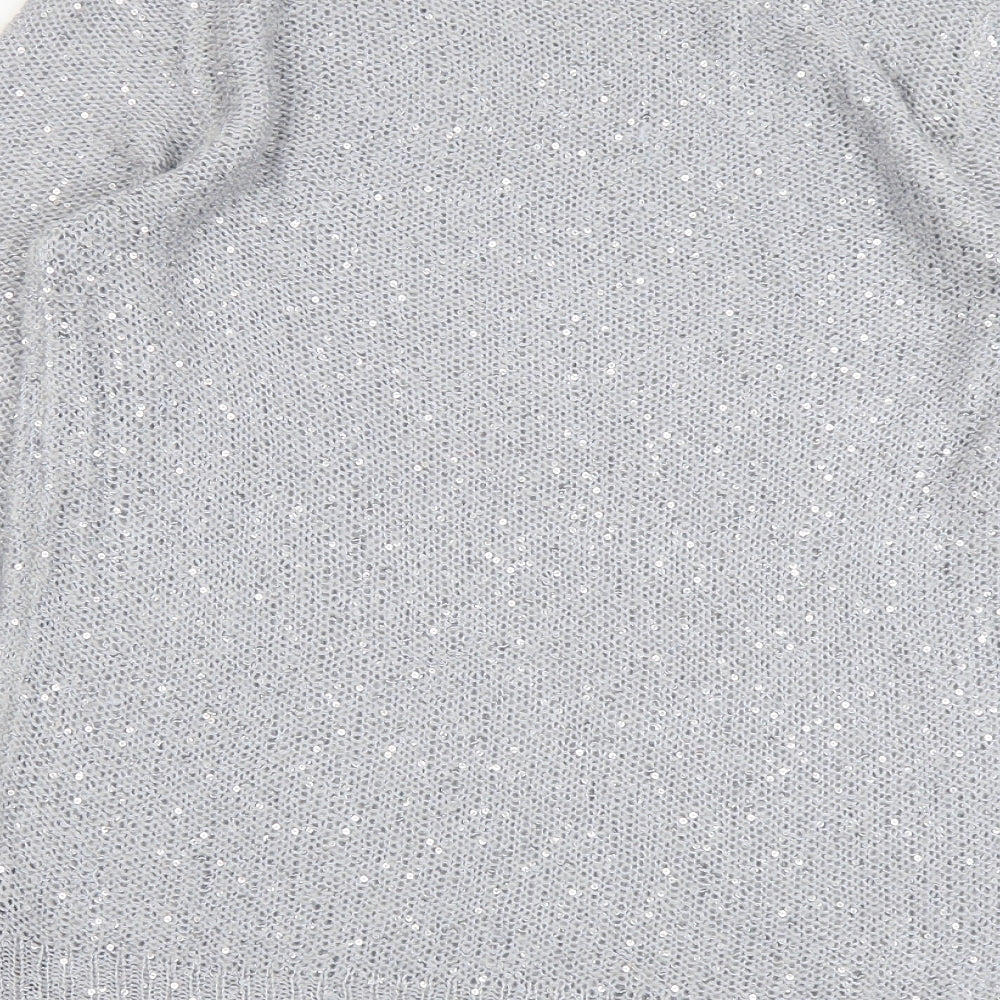 Womens UK Size 14 Marks and Spencer Grey Pullover Jumper