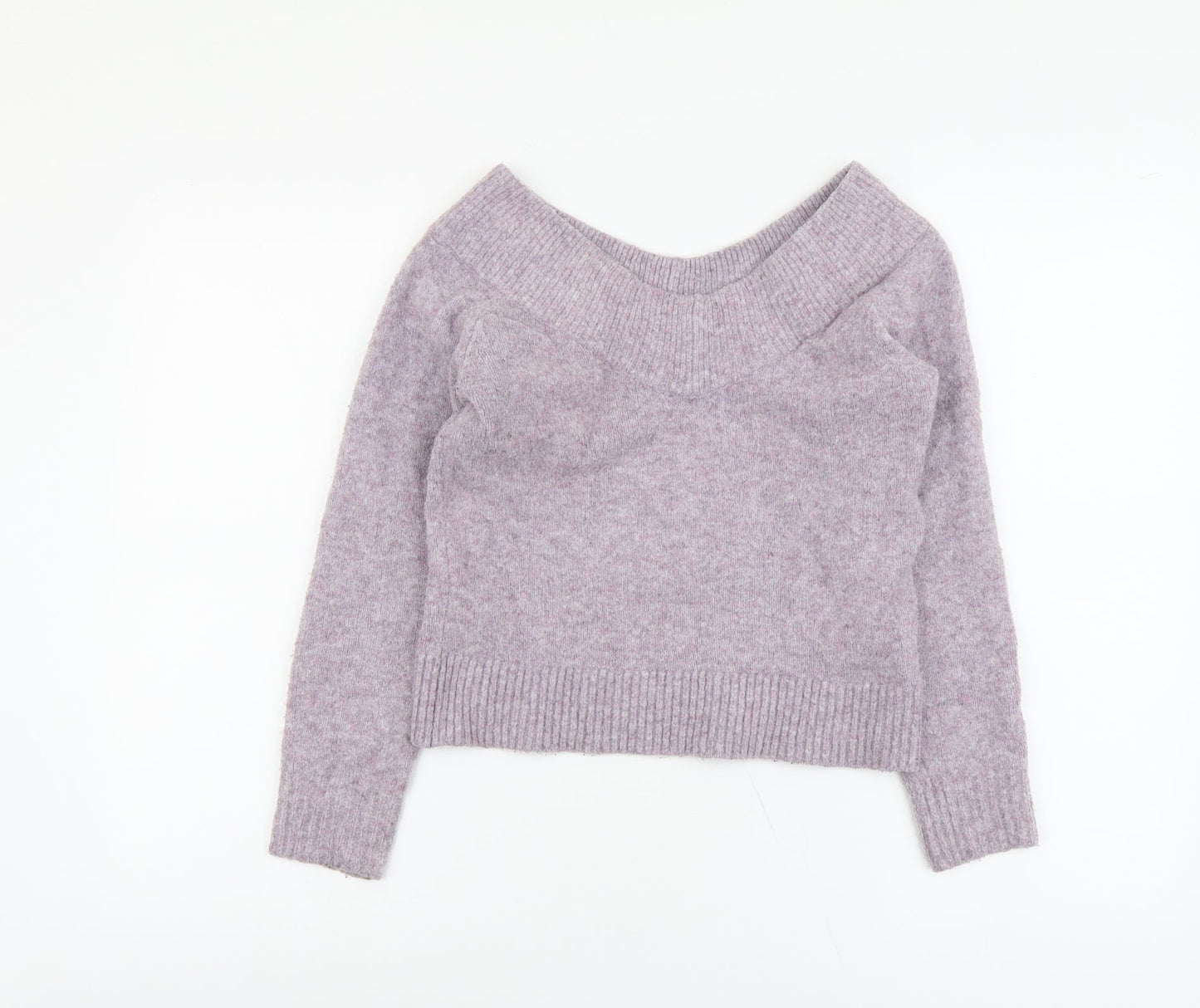 Womens UK Size XS H&M Purple Pullover Jumper